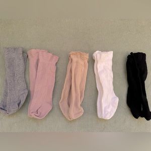 Bundle of Knee High Baby Socks